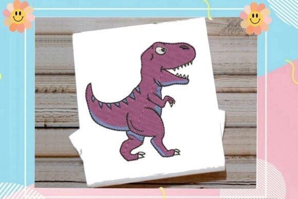 Cute Purple T-Rex Dinosaur: A Playful Touch for Personalized Gifts