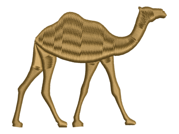 Desert Camel Design: A Designer's Take for Apparel Embroidery