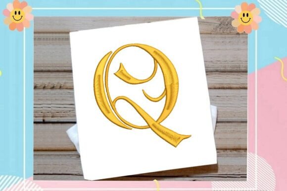 Elegant Vintage Monogram: The Perfect Touch for Holiday Embroidery
