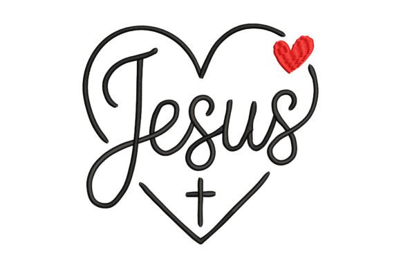 Jesus Heart Embroidery Design: A Thoughtful Touch for Meaningful Gifts