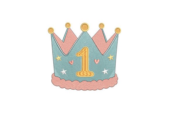 My 1st Birthday Princess Crown: A Seasonal Embroidery Gem