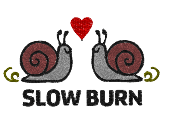 Slow Burn: A Thoughtful Embroidery Design for Cozy Charm